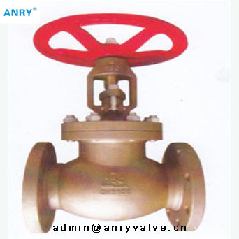 C95800 Sea Water Marine Fuel Globe Valve  Flanged RF Bronze  Flanged