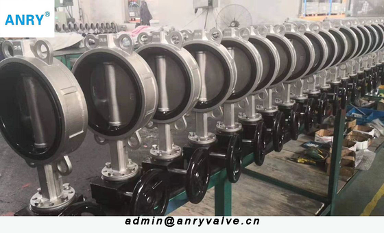 PN16 Wafer Type Stainless Steel Butterfly Valve  EPDM Seat SS304  SS316 disc