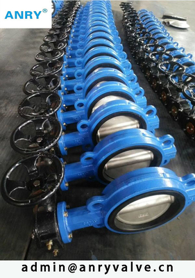 PN16 Wafer Type Stainless Steel Butterfly Valve  EPDM Seat SS304  SS316 disc