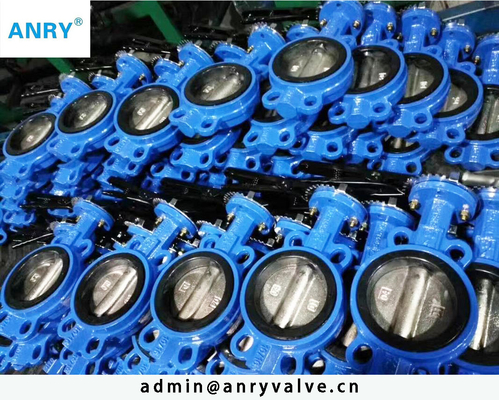 PN16 Wafer Type Stainless Steel Butterfly Valve  EPDM Seat SS304  SS316 disc