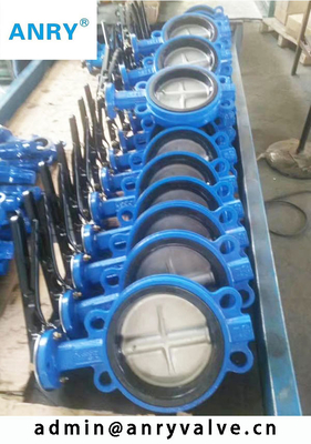 PN16 Wafer Type Stainless Steel Butterfly Valve  EPDM Seat SS304  SS316 disc
