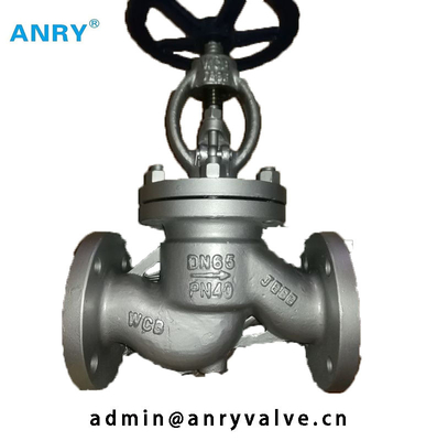 Welding End CS Globe Valve Straght Pattern WCBSS304 SS316 CF8 CF8M Body
