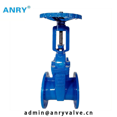 Flanged RF Ductile Iron GGG40.3 DIN Standard Non Rising Stem Gate Valve