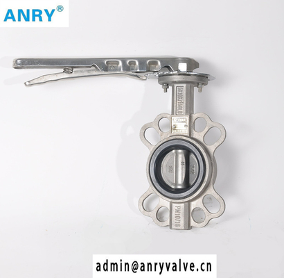 PN16 Wafer Type Stainless Steel Butterfly Valve  EPDM Seat SS304  SS316 disc